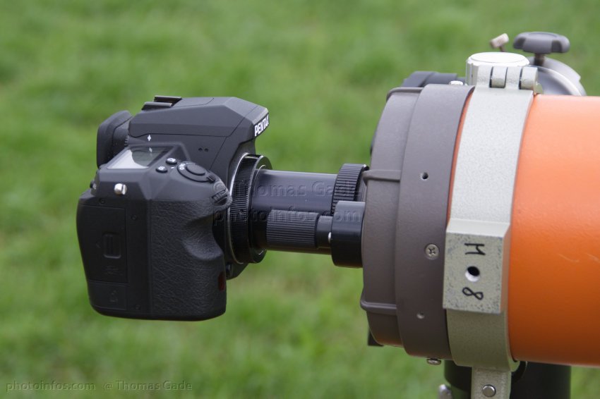 Celestron C5 mit Pentax K-3 auf einer Sky-Watcher HDAZ
Celestron C5 mit Pentax K-3 auf einer Sky-Watcher HDAZ
Schlüsselwörter: 2015;C5;Celestron;DSLR;Fotografie;Pentax;Sky-Watcher;Teleobjektiv