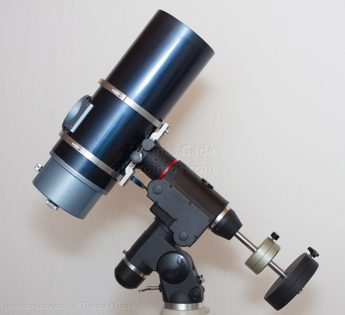 Quantum Q6 auf parallaktischer HEQ5 Montierung
Teleskop. Maksutov. Quantum Q6 auf parallaktischer HEQ5 Montierung. 6 inch bzw. 150mm Öffnung, 2700mm Brennweite.
Schlüsselwörter: 2011;Astronomie;Fernrohr;HEQ5;Maksutov;Montierung;Optik;parallaktische;Quantum O6;telescope;Teleskop