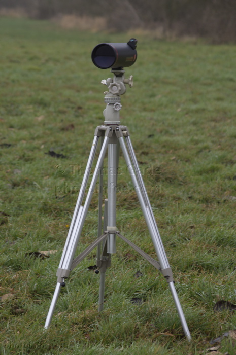 Vixen Shuttle Scope 100s. Spektiv
3. 12. 2013. Vixen Shuttle Scope 100s. Spektiv auf einem Linhof Stativ. Teleskop. 
Schlüsselwörter: 2013;Astronomie;Brandenburg;Linum;Optik;Shuttle Scope 100s;Spektiv;telescope;Teleskop;Vixen